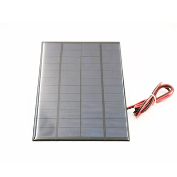 

12V 4.2W Solar panel with 100cm extend wire Solar Cell Polycrystalline DIY Battery Silicon Standard Epoxy Power Charge Module