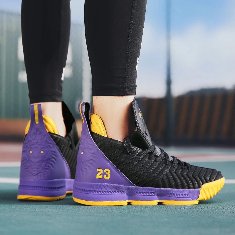 Новые Высокие Lebron James 16 баскетбольные стельки для обуви ударопрочный пара Джорджтаун атлетические Jordans уличные спортивные Снеговики