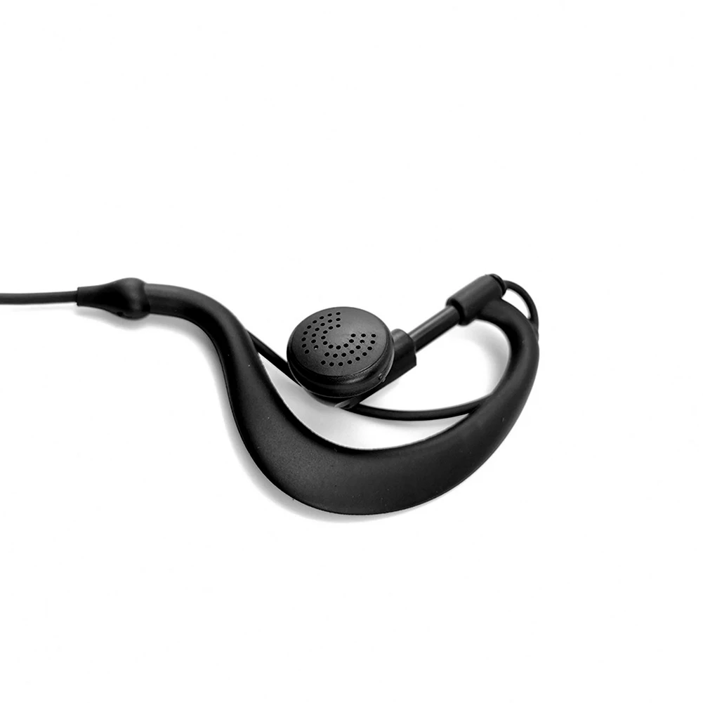 Прочные Наушники Профессиональные G образный портативный микрофон PTT эргономичный аудио Водонепроницаемый ушной крючок Walkie Talkie для Baofeng UV-9R