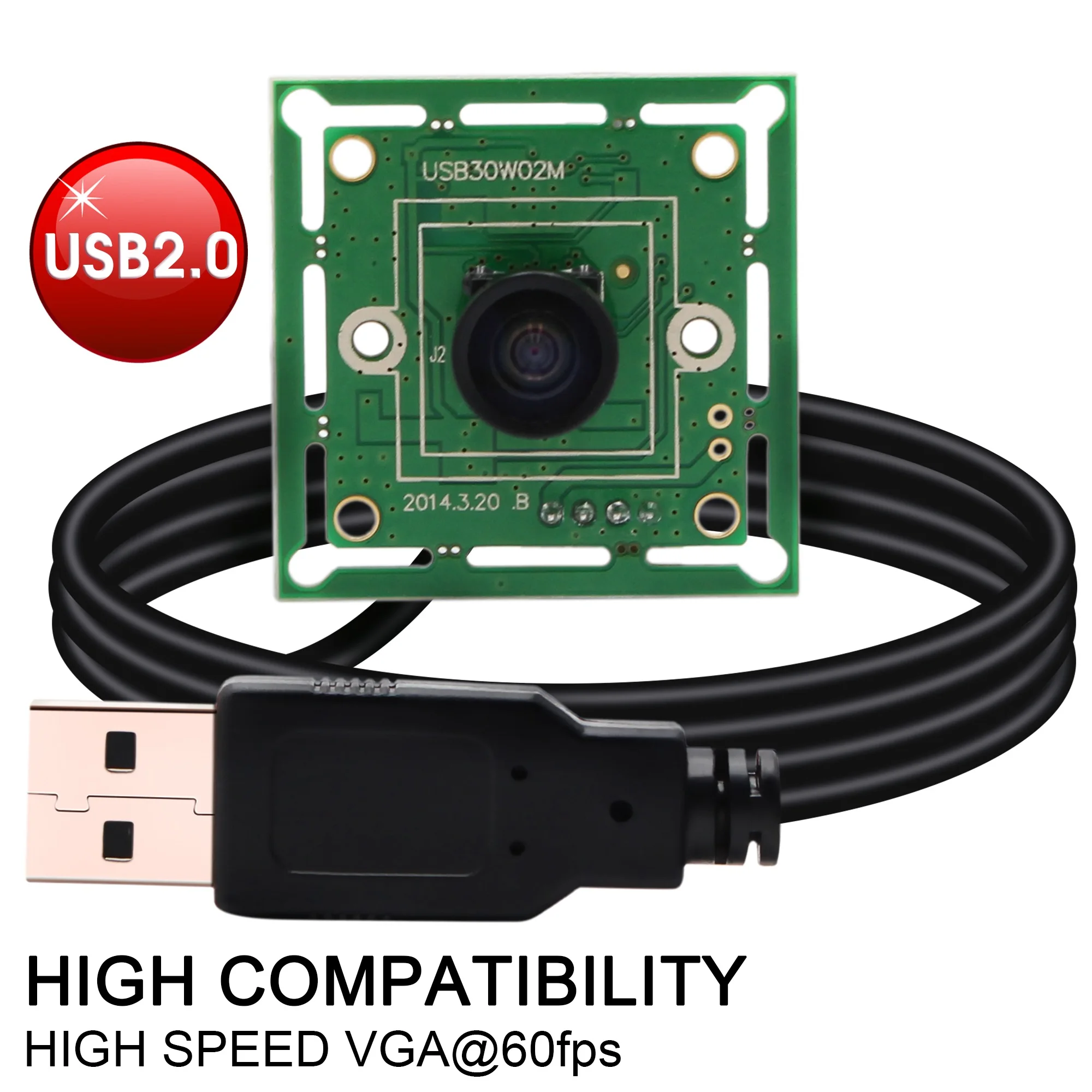 Мини плата MJPEG для камеры 0 3 МП 32*32 мм 60fps 640x480 CMOS OV7725 Micro VGA модуль безопасности usb