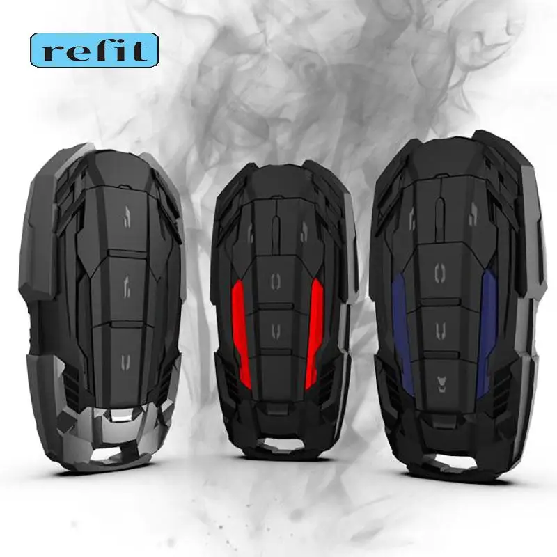 

car key case modification replacement Mecha Key Protective Shell For 15-18 Ford Mustang shelby GT500 F-150