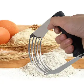 

Dough Blender Stainless Steel Pastry Top Professional Kitchen Tool Pastry Cutter Baking Mixer Cookies Chef DIY Cake Powder