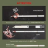 SeamiArt 3Pcs White Soft/Medium/Hard Charcoal Pencil for Sketch Carbon Pen Sketch Art Tools Office School Supplies Pencils 2