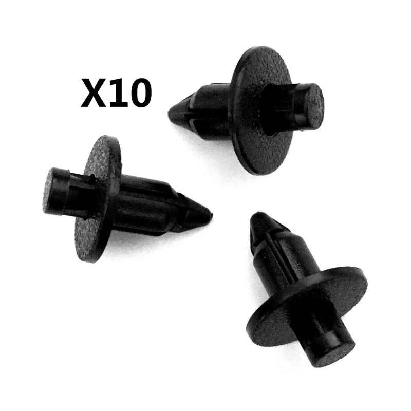 

10pc Nylon Fastener Push-Type Trim Retainer Clip For Toyota For GM Direct push expansion buckle OE#90467-07041