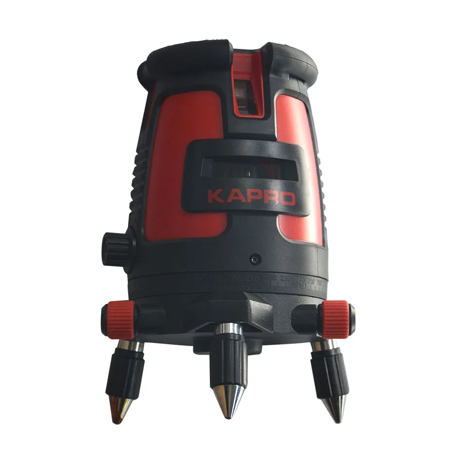 KAPRO Professional nowe 5 linii 630 650NM poziom lasera z poziome i ...