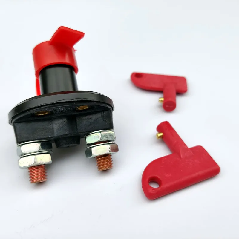 CVP 12/24V Battery Isolator Kill Switch With Key & Cover Cut off Power Kill For Car Truck Caravan Camper Accessories Boat Parts