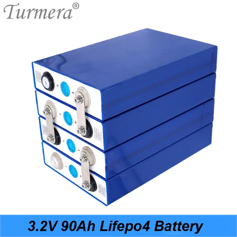 2020 New Turmera 3.2V 90Ah Lifepo4 Battery Lithium iron phosphate battery for Electric Boat and Uninterrupted Power Supply 12V 012