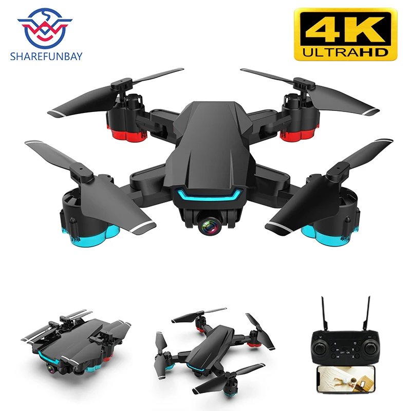 Дрон 4k камера K2 HD 1080P wifi FPV видео живое Квадрокоптер высота держать с Вертолет