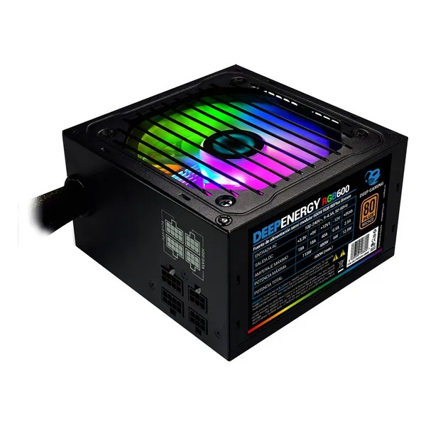 T_0001 _ S0225771 159507 источник питания игровая небольшой DG-PWS600-MRBZ RGB 600W черный |