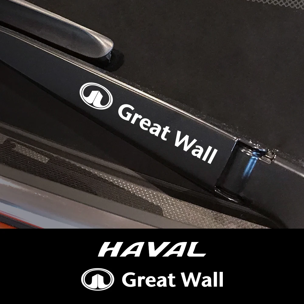 4 шт. наклейки на лобовое стекло автомобиля GREAT WALL HAVAL H6 H9 M6 F7 POER WEY STEED аксессуары