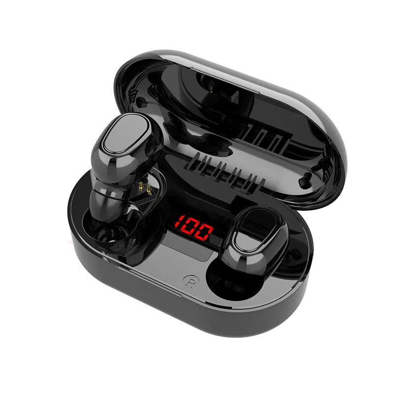 TWS Wireless Bluetooth 5 0 Earphone Earbuds Stereo Headphone Handsfree in Ear Phone Touch Bluetooth headset with digital display