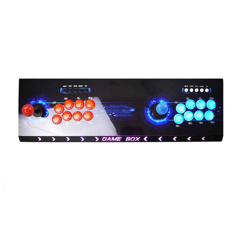 3D Pandora's Box 6 1300, игровая консоль, USB джойстик, светильник, кнопки, 2 игрока, управление для ТВ, ПК, PS3, ретро, аркадная игра, коробка