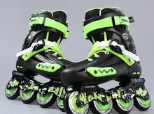 Adult Inline Skate Shoes Women Roller Skating Shoes Skating Patins Ice Hockey White Black Wheels Shoes Patins 4 Rodas Wrotki