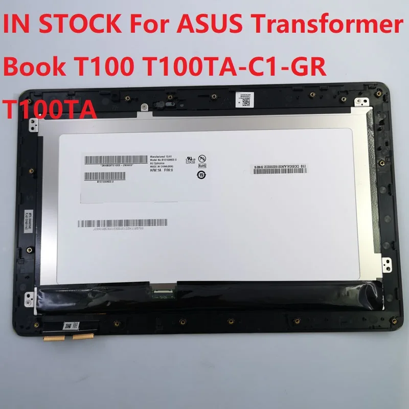 Pantalla LCD Original para ASUS, libro de transformador T100 T100T T100TA-C1-GR T100TA con montaje de pantalla táctil con marco