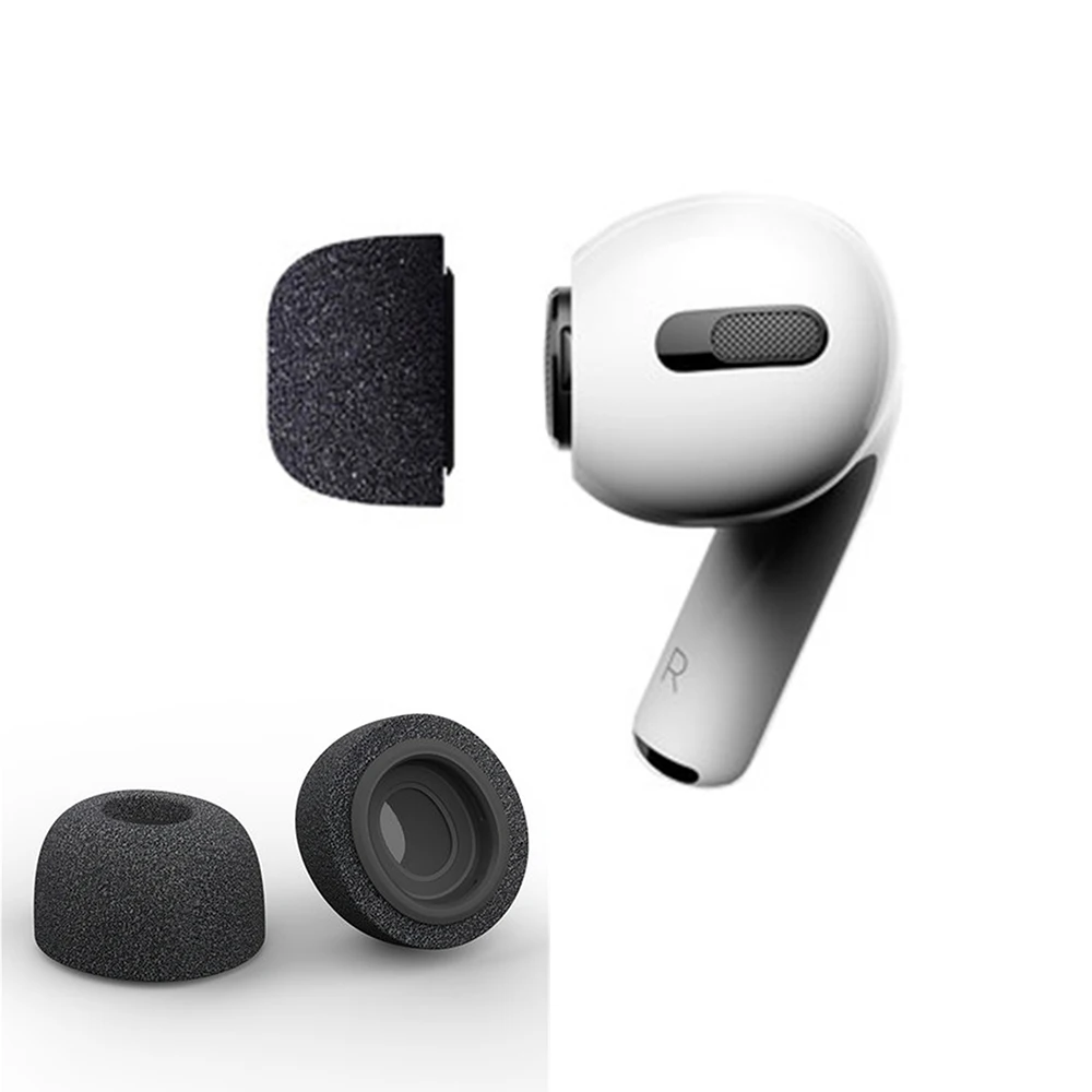 Губчатые силиконовые насадки для наушников Apple Airpods Pro Сменные аксессуары