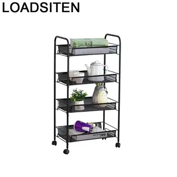 

Cuisine Spice Room Organizer Estanteria Repisas Y Estantes Scaffale with Wheels Kitchen Storage Prateleira Trolleys Rack