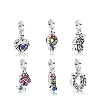 

Trendy pendant charms fit original pandora bracelet diy bangle bead jewelry fashion charms for women girl