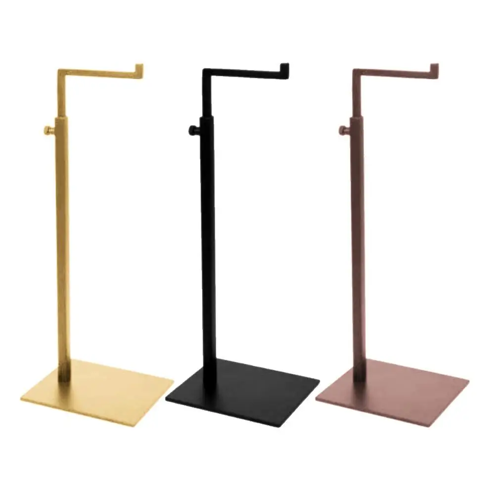 

Adjustable Storage Holders Stainless Steel Handbag Jewelry Display Stand Storage Rack Shelf Store Home Storage Organizer
