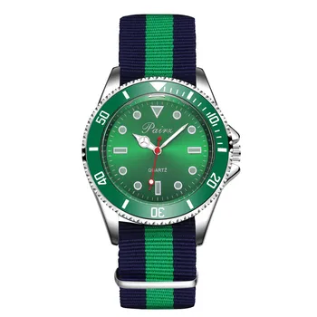 

Watch Colour Stripe Weave Bring Quartz Motion Wrist Watch Watch