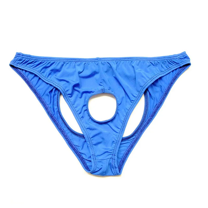 

Men Transparent Open Crotch Knicker Free off Sexy Dew JJ Ultra-Thin Transparent Viscose Open File Sexy Triangle Underwear 4039
