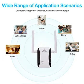 

WiFi Repeater Wireless Wi fi Extender 300Mbps Wi-Fi Amplifier 802.11N Long Range Wi-Fi Signal Booster 2.4G Repiter HOT
