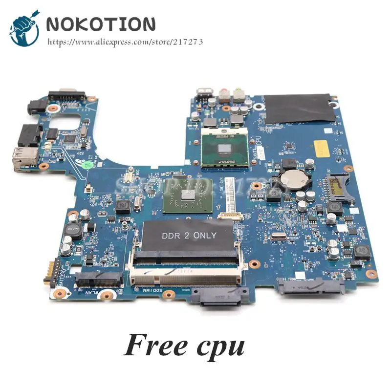 NOKOTION для samsung NP-R60 R60 Материнская плата ноутбука DDR2 RS600ME Бесплатная Процессор BA92-05127A BA92-05127B основная плата