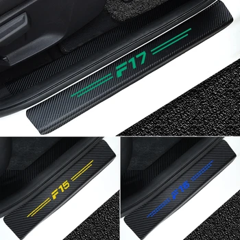 

4Pcs Car Styling Carbon Fiber Car Door Sill Protector Sticker Decal For BMW F15 F16 F17 F18 F20 F21 F22 F23 F26 F30 F31 F32 F33