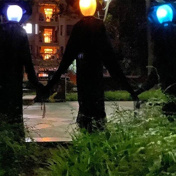 

2020 New Set of 3 Light-Up Witches Halloween Yard Decorations with LED Lights