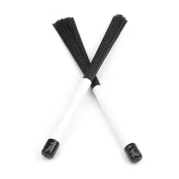 

2pcs Retractable Drum Brushes Telescopic Handles Music Stick Rob Percussion Part