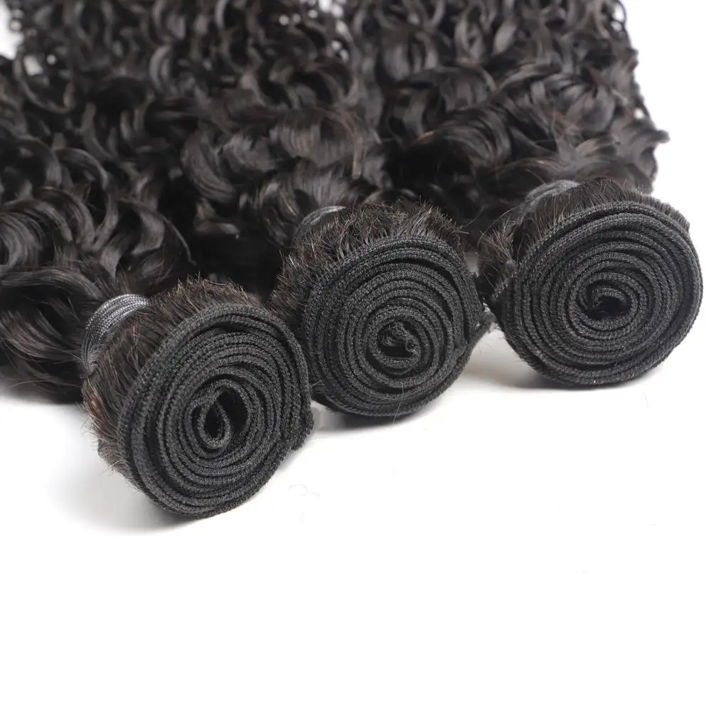 Перуанская волна пучков человеческих волос Плетение Наращивание натуральных черных цветов пучки волос Remy 8-30 дюймов 3/4 пучков человеческих волос