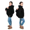 2022 New Hands Free Parenting Child Woman Kangaroo Hoodies with Baby Carrier Winter Pregnant Sweatshirts with Parent Child ► Photo 2/6