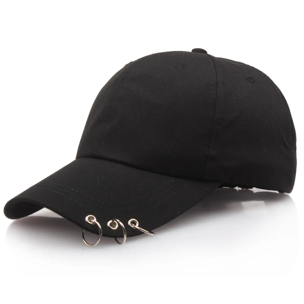 Высококачественная Женская Бейсболка, мужские однотонные шапки, модная повседневная хлопковая бейсболка с вышивкой в стиле унисекс, теннисная Кепка s - Цвет: Black
