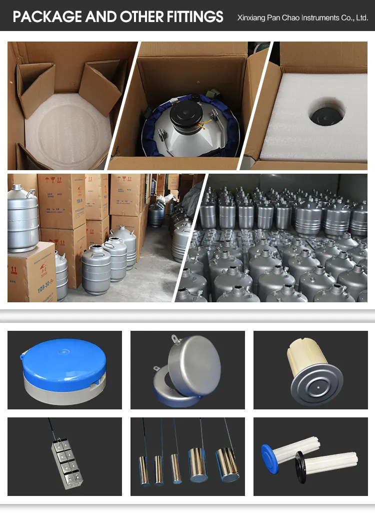 Hot sale YDS liquid nitrogen storage tank container / LN2 dewar flask