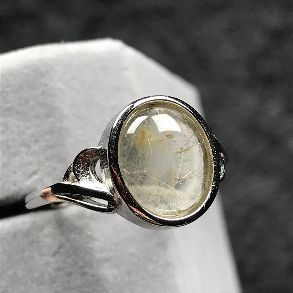 Gold Rutilated Quartz Ring (84)
