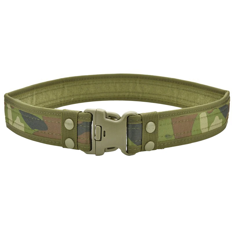 1pc Quick Release Western Outdoor Oxford Cloth Tactical Sports Waistband Buckle Belt For Climbing Outdoor - Цвет: Красный