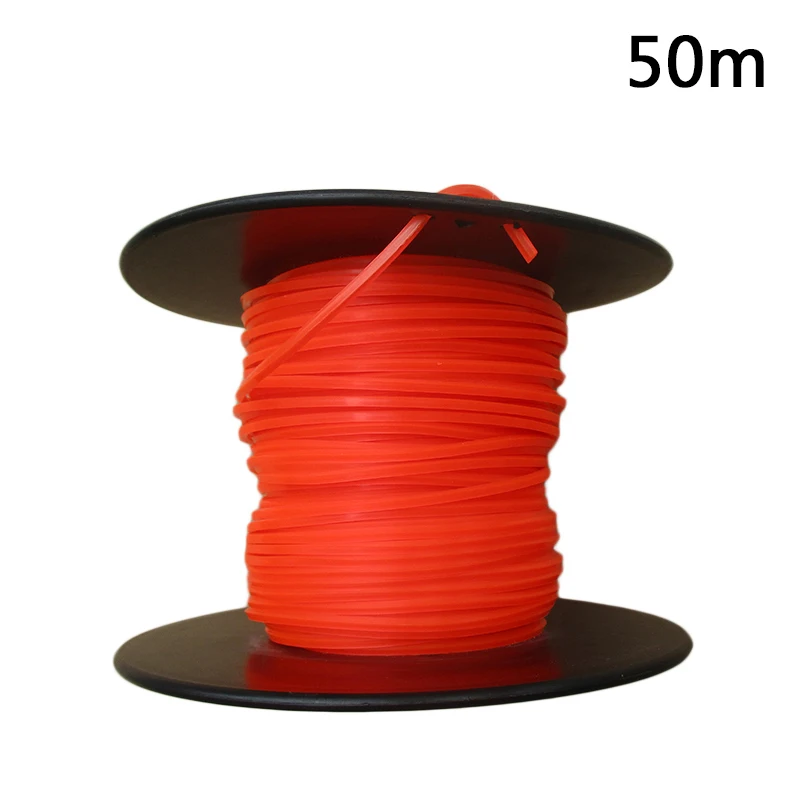 

For Stihl Lawn Mower Accessories 50m String Trimmer Parts 2.4mm Thickness Ordinary Grass Head Rope 100% Brand New