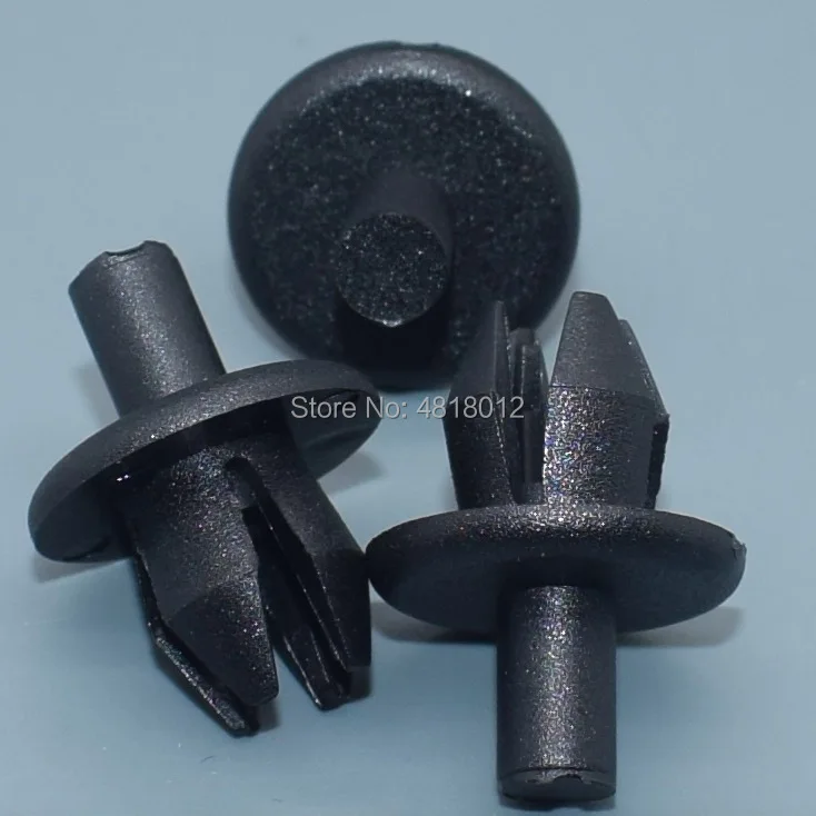 10x Expanding Rivets / Bumper Clips For Opel - Black Plastic Fasteners (LST CL-00484)