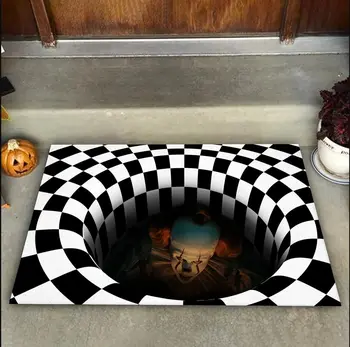 

IT Illusion Doormat Halloween Decor Mat Halloween Decorations For Home Party