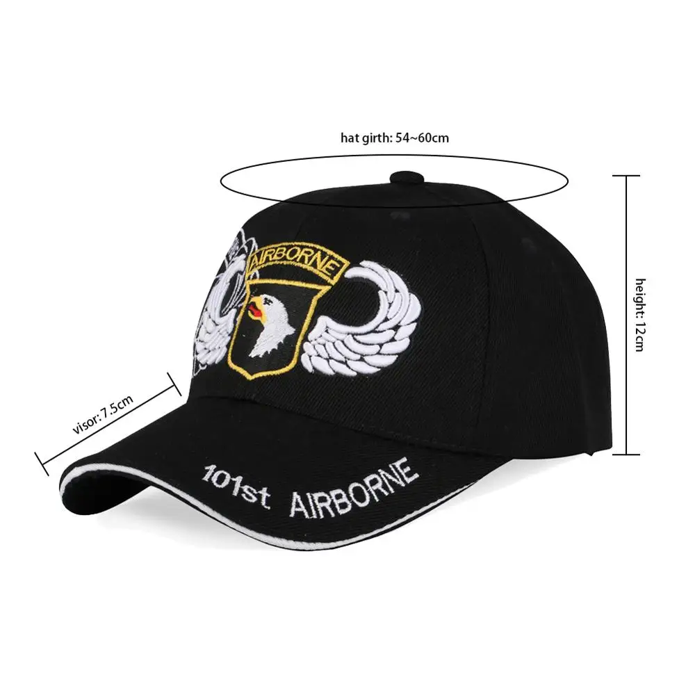 Мужские бейсбольныей Козырек Кепка Airborne Navy с вышивкой Snapback женские шапки Детские Кепка для грузовика хип хоп Gorras бейсболки с животными