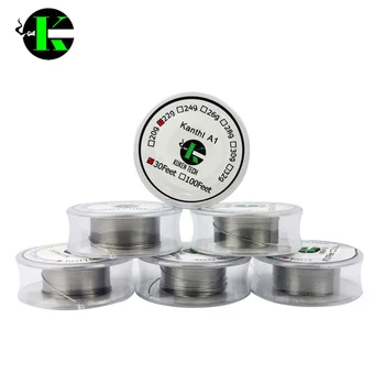 

Kuken Tech 30 Feet/ROll kanthl a1 wire Resistance Wire for rda rat Electronic Cigarette Heating Wires DIY Vaporizer Coil VS XFKM