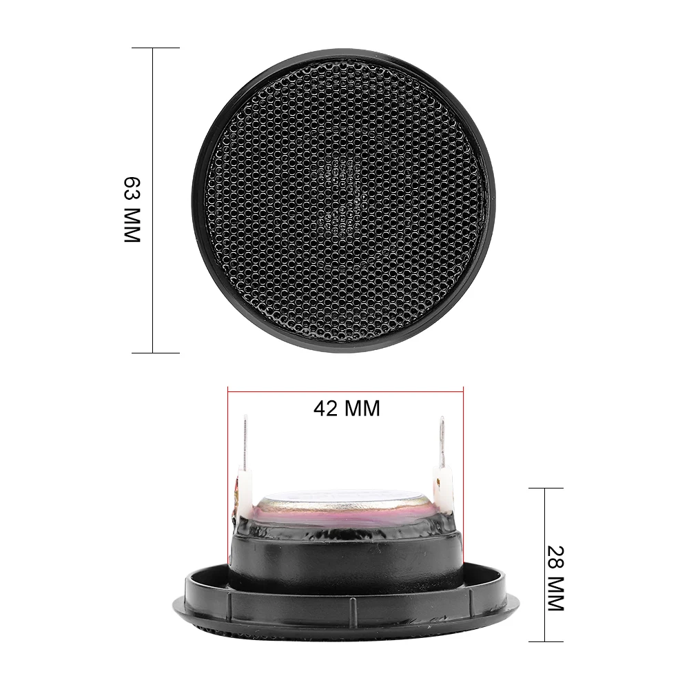 AIYIMA 2 шт. 1nch твитер автомобильные динамики 4 6 Ом 30 Вт Неодимовый 25 ядерный купол шелковая мембрана ВЧ звук динамик для домашнего кинотеатра