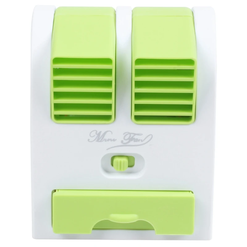 

Mini Usb Small Fan Cooling Portable Desktop Dual Bladeless Air Conditioner