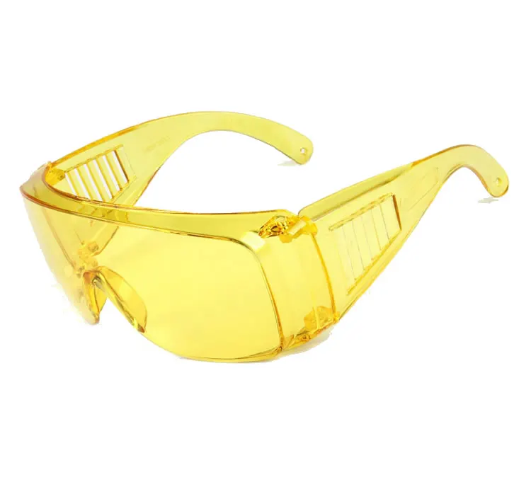 Высококачественные Защитные очки анти-всплеск Ударопрочный ПК объектив Рабочая защитные очки для лаборатории DIY детей/взрослых защита глаз - Цвет: Yellow