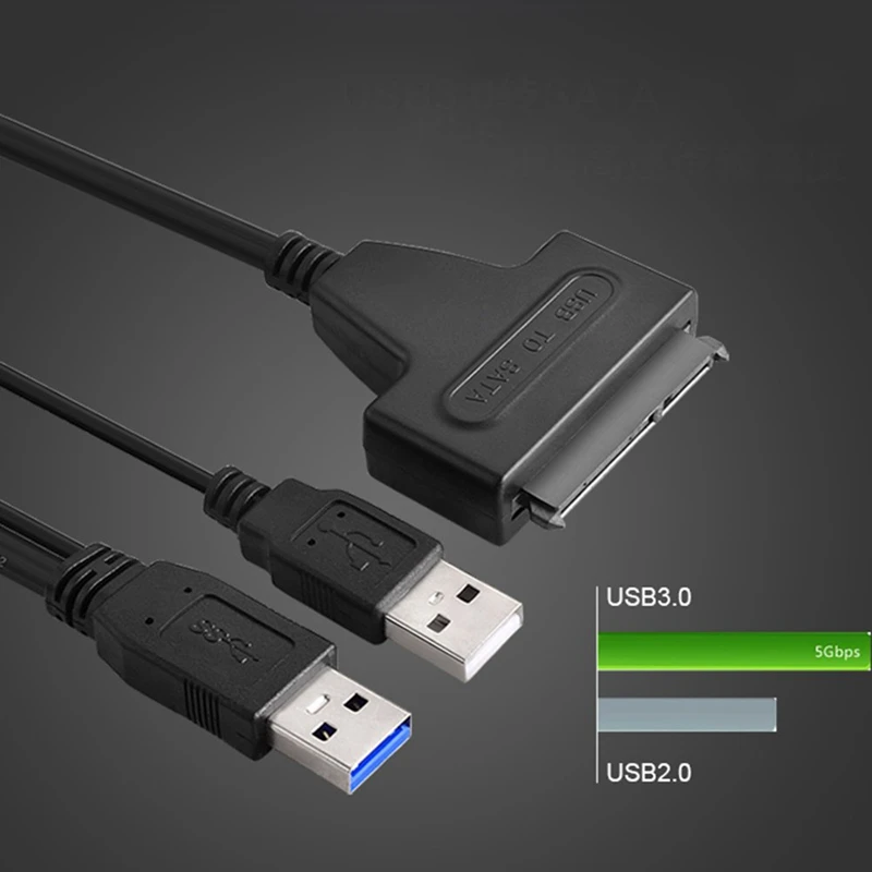Ams-usb 3,0 для Sata Кабель-адаптер Usb Sata кабель конвертер 7Pin+ 15Pin-для 2,5 дюймов Sata Hhd Ssd ноутбука и Dvd Dri