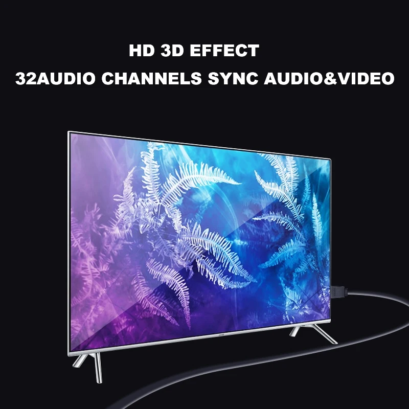 Lungfish плоский кабель HDMI позолоченный разъем HDMI 2,0 4k 1080p 3D 0,3 м 1 м 1,5 м 2 м 3 м 5 м 7,5 м 10 м 15 м для HD ТВ ноутбука PS3 компьютера