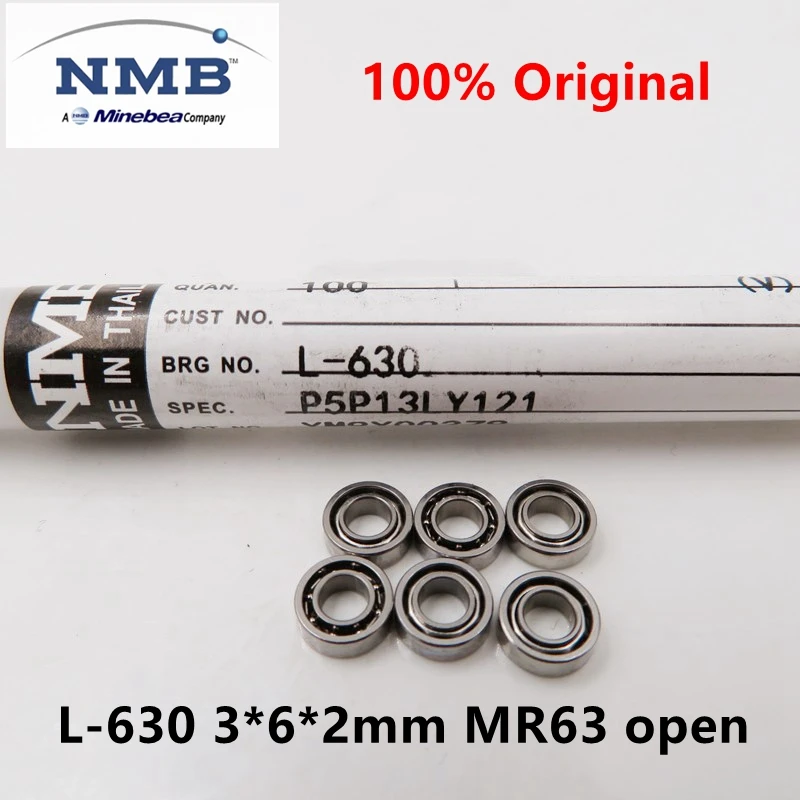 20 шт./100 шт. корпорация NMB Япония высокоскоростной подшипник minbea L-630 MR63 3*6*2 мм 673