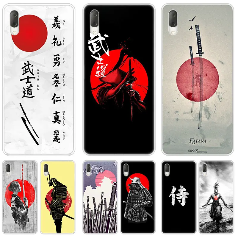 Японский жесткий чехол Bushido Samurai для Sony Xperia L1 L2 L3 X XA XA1 XA2 Ultra E5 XZ XZ1 XZ2 Compact XZ3 M4 Aqua Z3 Z5