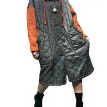 Abrigo holgado de gran tamaño cálido grueso para mujer invierno costuras contrastantes gabardina con capucha cazadora de vaquero