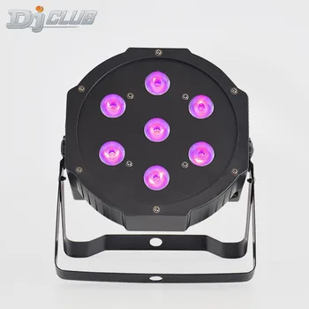 

Led Par 7X12W Rgbw With Dmx512 For Club Disco Dj Sound Activated Disco Ball Stage Light Lumiere Christmas Projector Dj Club Par