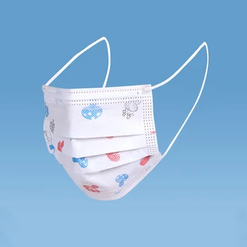 

50/100Pcs Child Face Mask Disposable Printed Cartoon Mouth Masks Anti Pollution Dust Kids Protection Masks 24H Fast Shipping